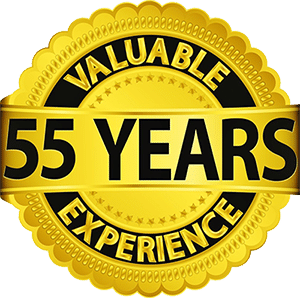 AYCA 55 Years Experience Seal